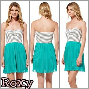 Roxy | One Day Soon Strapless Summer Dress SZ S